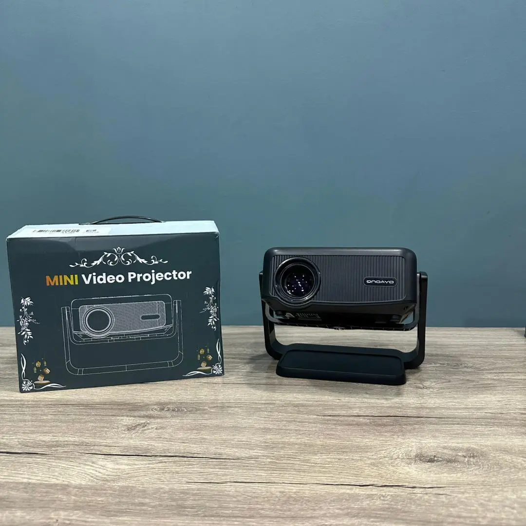 DATASHOW PROJECTEUR ONOAYO AY3 WIFI BLUETOOTH 1000ANSI 360 ADJUSTABLE AUTO FOCUS 300 POUCES BLACK NOIR FULL HD